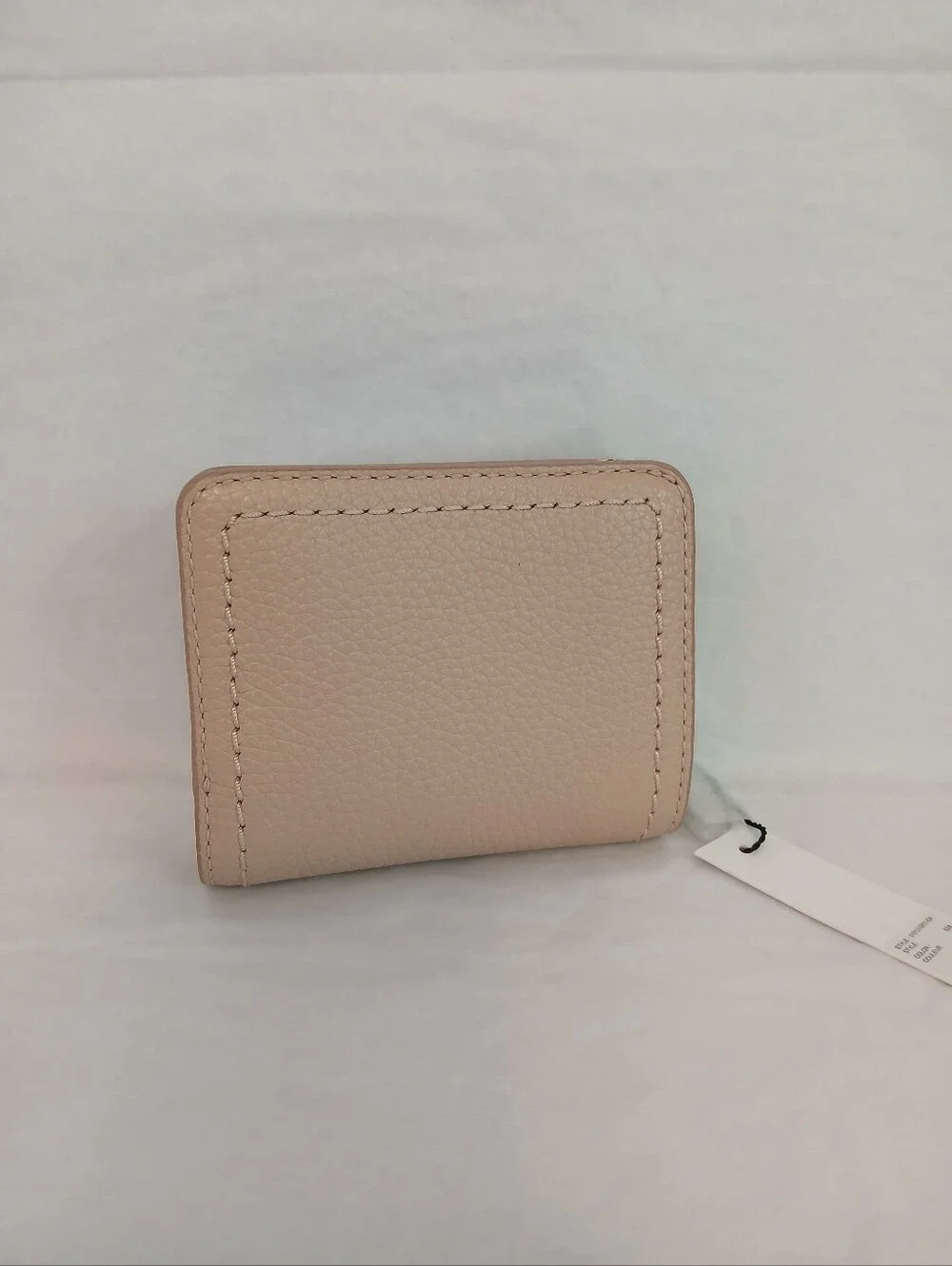 Marc Jacobs Leather The Groove Compact Mini Wallet Rose, Colorblock - Picture 4 of 11